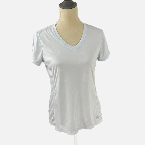 RBX Active Performance Women’s V-neck T-Shirt Light Blue Medium EUC - Picture 8 of 8